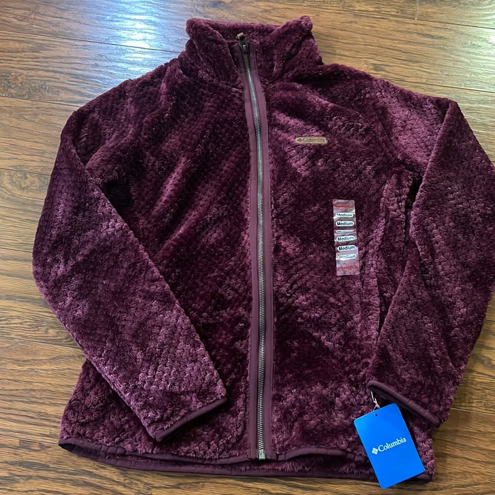 NWT Columbia Fire Side II Sherpa Full Zip Fleece